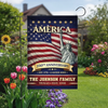 Personalized America 250th Anniversary Flag – Gifts For Family – Family Is Forever Love