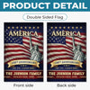 Personalized America 250th Anniversary Flag – Gifts For Family – Family Is Forever Love