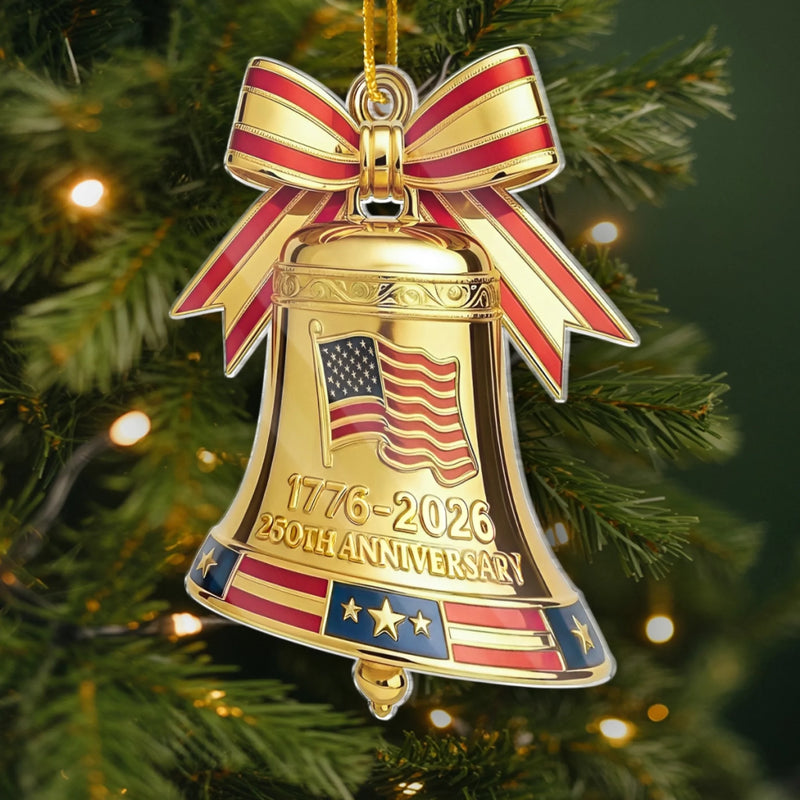 Personalized America 250th Anniversary – Acrylic Ornament – Gifts For Family – Shine For America