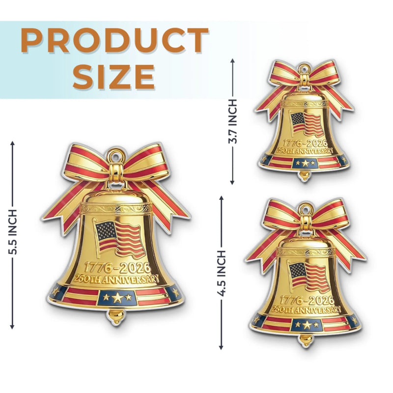 Personalized America 250th Anniversary – Acrylic Ornament – Gifts For Family – Shine For America