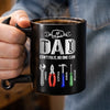 Personalized Wrench Handle Mug – Father's Day Gifts For Dad, Grandpa – Fixer Of All Things