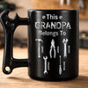 Personalized Wrench Handle Mug – Father's Day Gifts For Dad, Grandpa – Tool Time With Dad