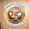 Personalized Cruise Ship Door Magnet – Summer Vacation And Travel Gifts For Couple – Cruise Partners For Life