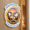 Personalized Cruise Ship Door Magnet – Summer Vacation And Travel Gifts For Couple – Cruise Partners For Life