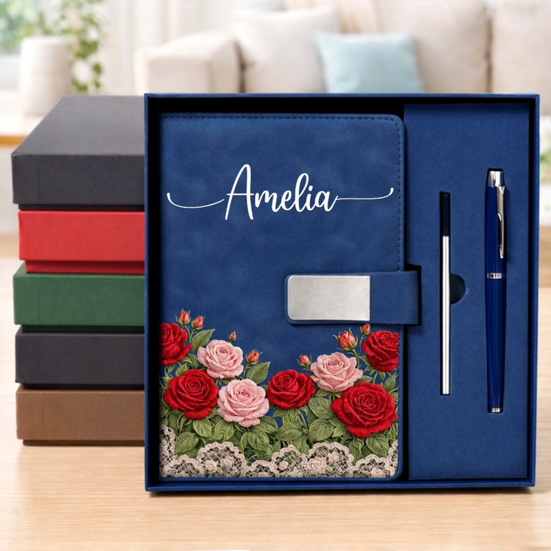 Personalized Notebook Set – Birthday Gift For Her, Him – Becoming My Best Self