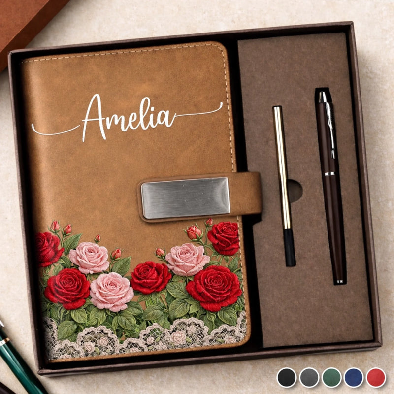 Personalized Notebook Set – Birthday Gift For Her, Him – Becoming My Best Self