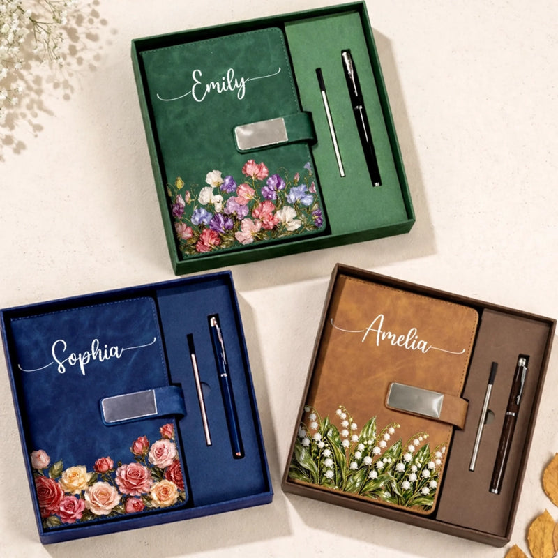 Personalized Notebook Set – Birthday Gift For Her, Him – Proud Of My Own Journey