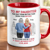 Personalized 3D Inflated Effect Printed Accent Mug – Mother's Day Gifts For Daughter – Blooming Into Motherhood