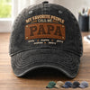 Personalized Vintage Washed Denim Baseball Cap – Father’s Day Gift For Dad – Cheers To The Man Who Does It All
