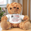 Personalized Photo Teddy Bear Plush – Meaningful Memorial or Graduation Gift – A Gentle Hug From Heaven