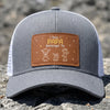 Personalized Leather Patch Hat – Father's Day Gifts For Grandpa – Grandpa Knows Best Always
