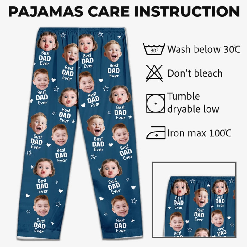 Personalized Pajama Pants – Gifts For Mom, Dad –  Family Love Never Sleeps Ever