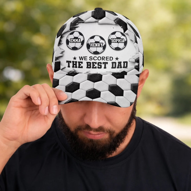 Personalized Classic Cap – Gifts For Grandpa, Dad, Soccer Lovers, Sports Lovers – Game Day Hero