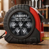 Personalized Tape Measure – Father's Day Gifts For Dad, Grandpa – Trust Dad With Tools
