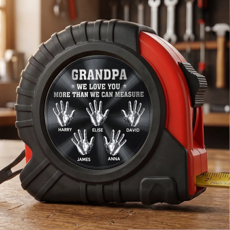 Personalized Tape Measure – Father's Day Gifts For Dad, Grandpa – Trust Dad With Tools