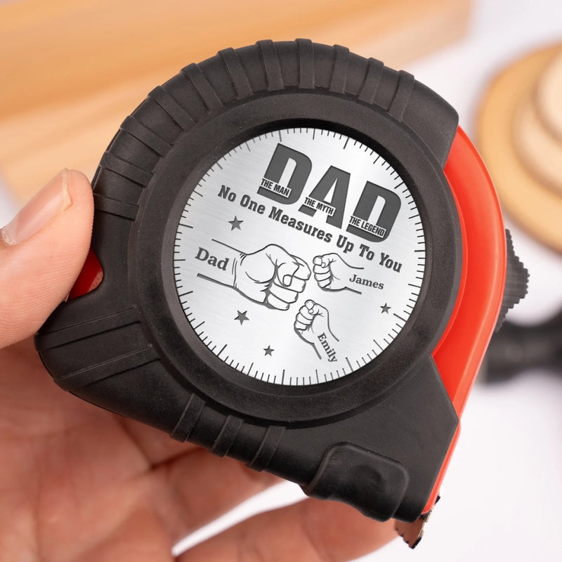 Personalized Tape Measure – Father's Day Gifts For Dad, Grandpa – Dad Built It Better