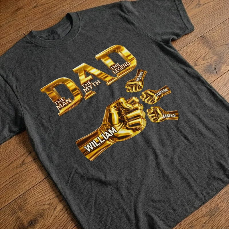 Personalized Unisex T-shirt, Hoodie – Father's Day Gifts For Dad – Dad Energy Never Fades