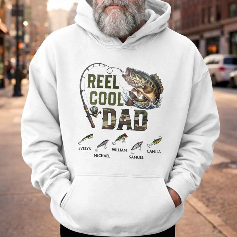 Personalized Unisex T-shirt, Hoodie – Father's Day Gifts For Dad, Fisherman – Dad’s Kind Of Therapy