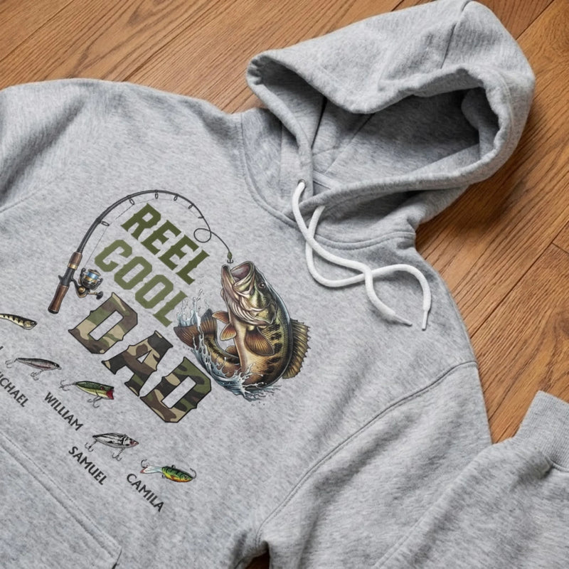 Personalized Unisex T-shirt, Hoodie – Father's Day Gifts For Dad, Fisherman – Dad’s Kind Of Therapy