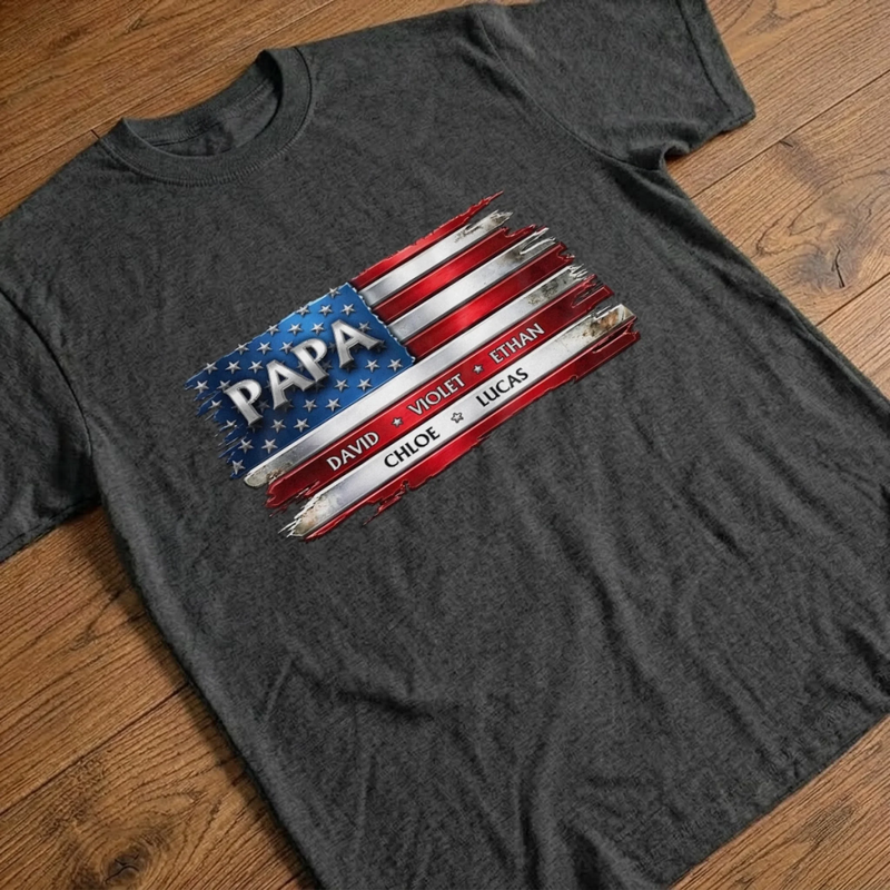 Personalized Unisex T-shirt, Hoodie – Father's Day Gifts For Dad – Legendary Dad Energy Only