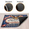 Personalized America 250th Anniversary Doormat – Gifts For Family – Stars Shine In Freedom Forever