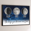 Personalized Horizontal Poster – Gifts For Dad – Fatherhood Written In The Stars