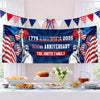 Personalized America 250th Anniversary – Polyester Outdoor Banner – Gifts For Family – Party Like It’s 1776