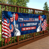 Personalized America 250th Anniversary – Polyester Outdoor Banner – Gifts For Family – Party Like It’s 1776