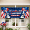 Personalized America 250th Anniversary – Polyester Outdoor Banner – Gifts For Family – Party Like It’s 1776
