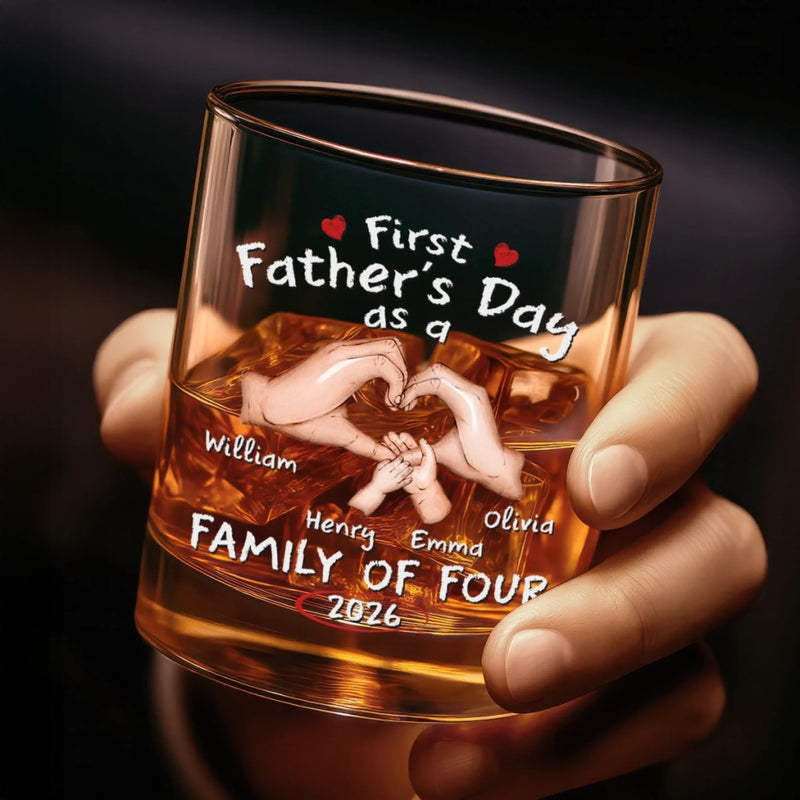 Personalized Whiskey Glass – Father's Day Gifts For Dad – New Journey Begins