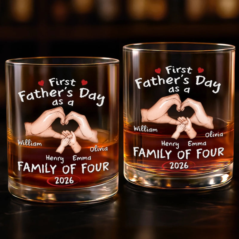 Personalized Whiskey Glass – Father's Day Gifts For Dad – New Journey Begins