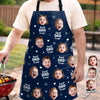 Personalized Photo Apron With Pocket – Father's Day Gifts For Dad, Grandpa – Loved By Many Hearts