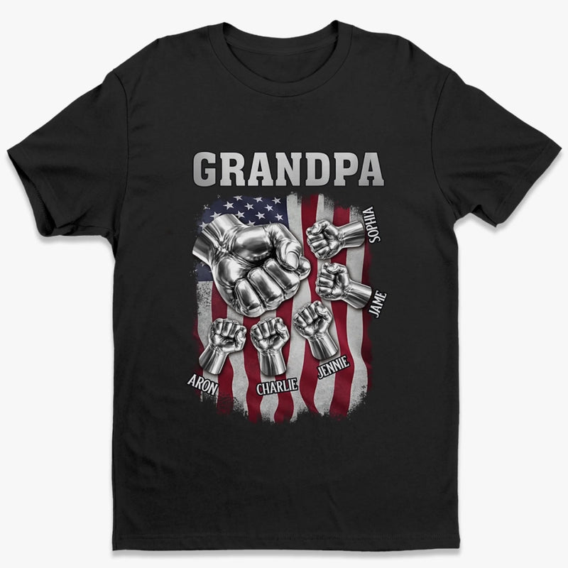 Personalized Unisex T-shirt, Hoodie – Father's Day Gifts For Dad, Grandpa – Cheers To The Brave Man