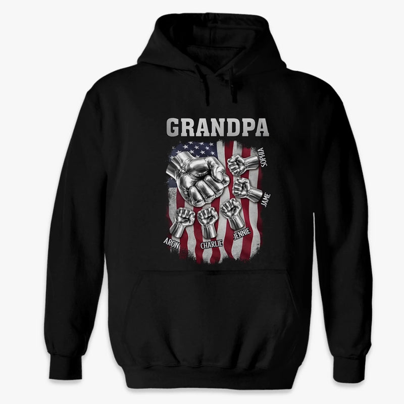 Personalized Unisex T-shirt, Hoodie – Father's Day Gifts For Dad, Grandpa – Cheers To The Brave Man