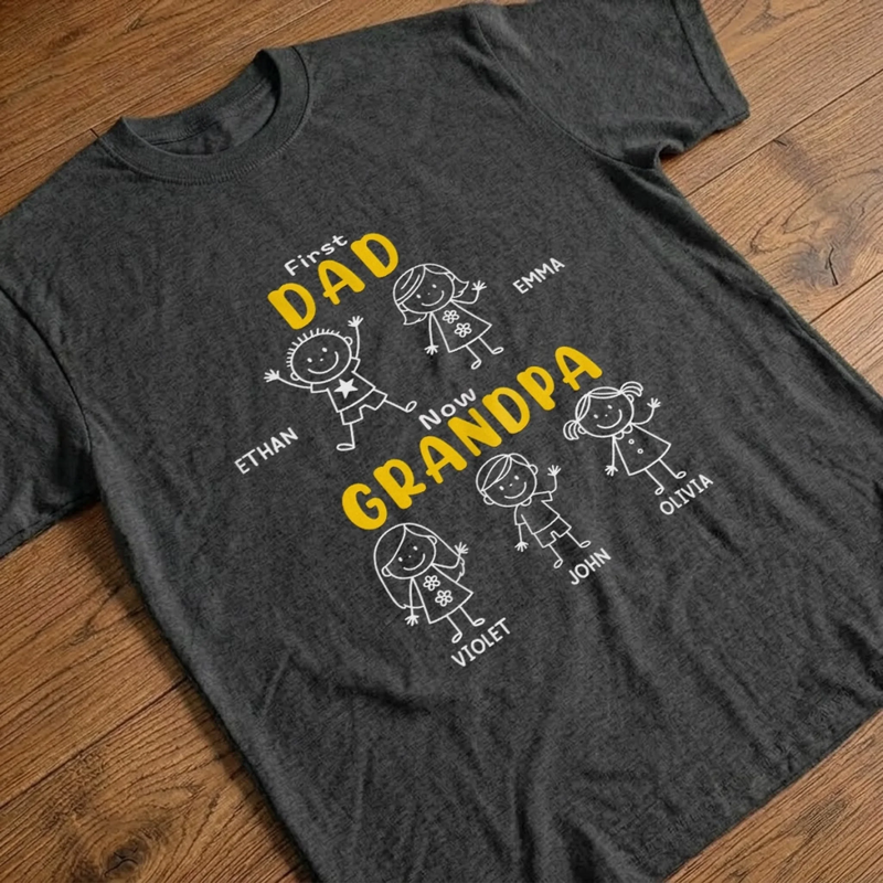 Personalized Unisex T-shirt, Hoodie – Father's Day Gifts For Dad, Grandpa – The Coolest Grandpa Ever