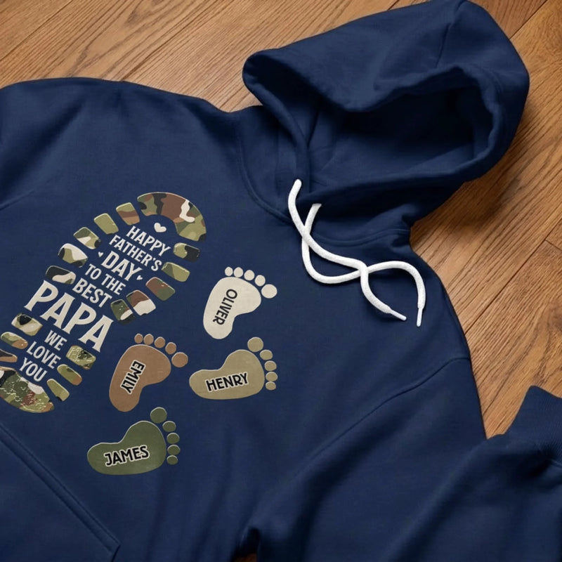 Personalized Unisex T-shirt, Hoodie – Father's Day Gifts For Dad, Grandpa – Grandpa Goals Achieved