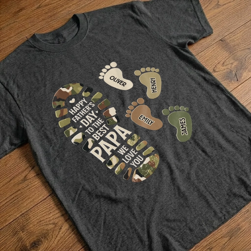 Personalized Unisex T-shirt, Hoodie – Father's Day Gifts For Dad, Grandpa – Grandpa Goals Achieved
