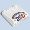 Personalized America 250th Anniversary – Unisex T-shirt, Hoodie – Gifts For Women And Men – American Flag Glitter Star