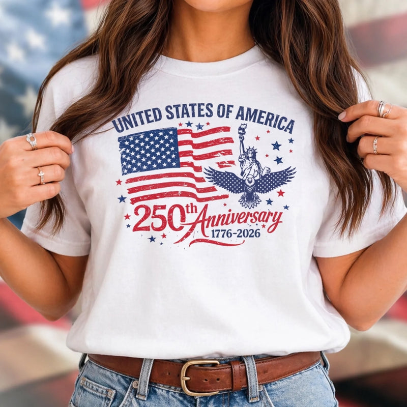Personalized America 250th Anniversary – Unisex T-shirt, Hoodie – Gifts For Men And Women – United We Stand, Always