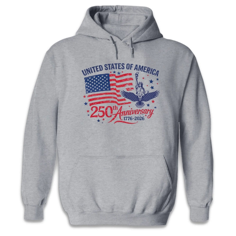 Personalized America 250th Anniversary – Unisex T-shirt, Hoodie – Gifts For Men And Women – United We Stand, Always