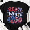 Personalized America 250th Anniversary – Unisex T-shirt, Hoodie – Gifts For Men And Women – Red White Blue Glitter Style