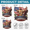 Personalized America 250th Anniversary Wood Sign – Gifts For Family – God Bless America Forever