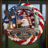Personalized America 250th Anniversary Wood Sign – Gifts For Family – Proud American Family