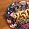 Personalized America 250th Anniversary Wood Sign – Gifts For Family – Built On Courage And Hope