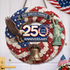 Personalized America 250th Anniversary Wood Sign – Gifts For Family – Unity Makes Us Strong