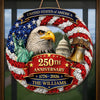 Personalized America 250th Anniversary Wood Sign – Gifts For Family – Freedom Looks Good On Us
