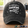 Personalized Vintage Washed Denim Baseball Cap – Father’s Day Gift For Grandpa, Dad – Forever Your Little One