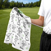 Personalized Golf Towel – Father's Day Birthday Golf Gifts For Dad – Life Is Better On The Green