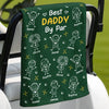Personalized Golf Towel – Father's Day Birthday Golf Gifts For Dad – Life Is Better On The Green