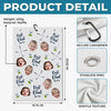 Personalized Photo Golf Towel – Father's Day Birthday Golf Gifts For Dad – Good Days Start With Golf